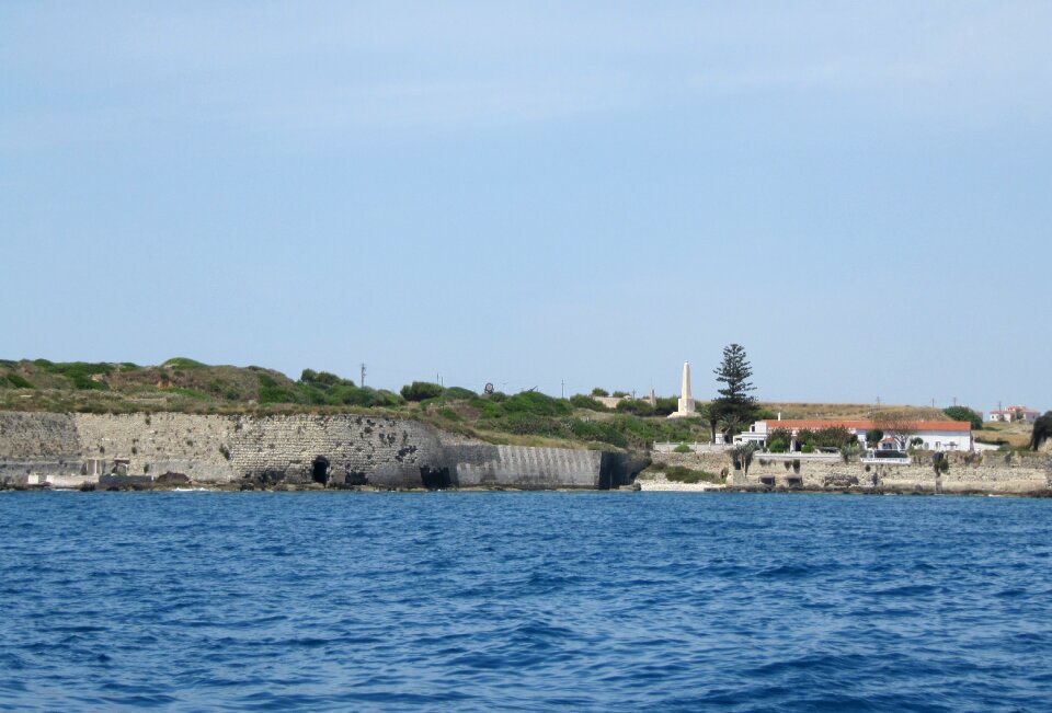 Costa greece sea town sky