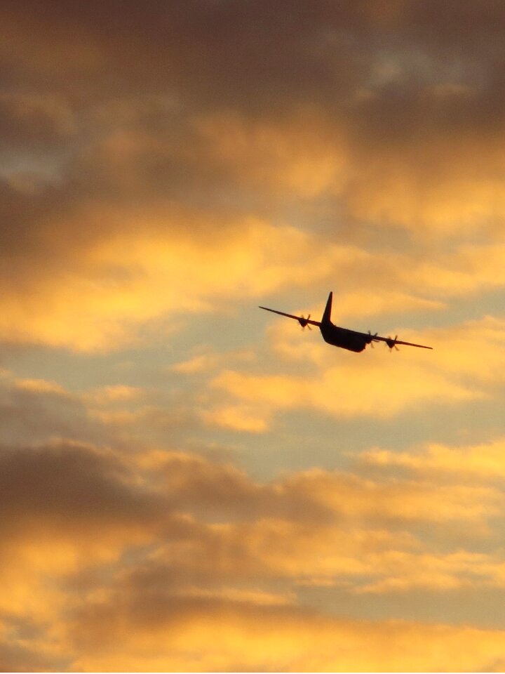 Propeller propeller plane flying