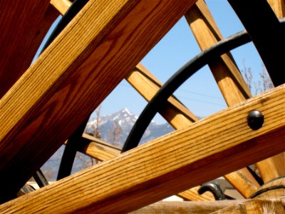Big Mountain Through Big Wheel
