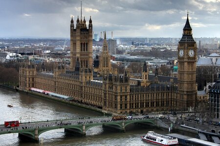 City london eye view uk
