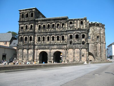 Trier porta nigra mosel photo