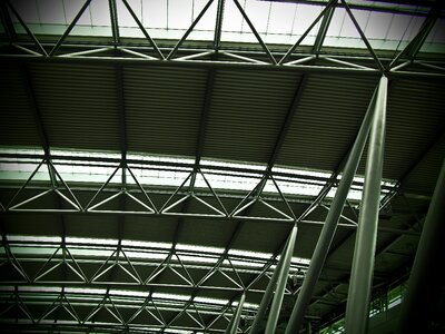 Glass roof inside photo