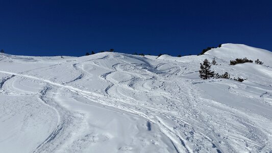 Backcountry skiiing ski tour photo