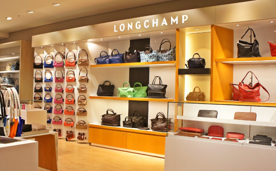 Handbag department store colorful
