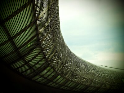 Roof hall abstract photo