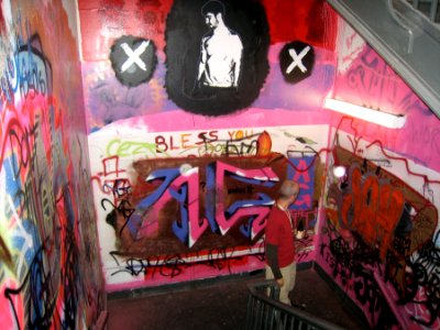 Stairway Graffiti Art photo