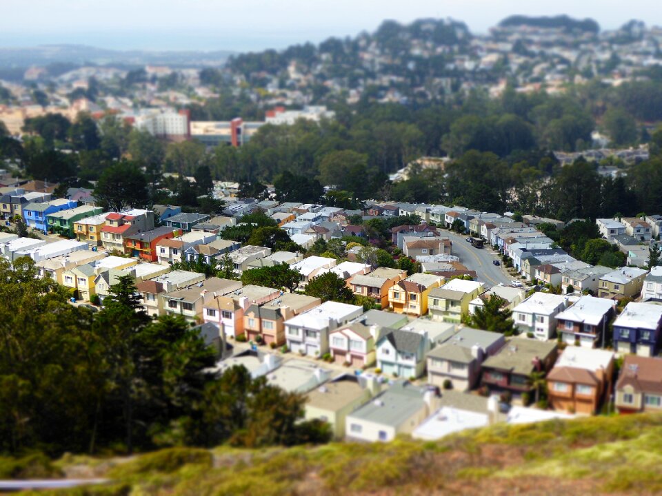 Houses miniature model photo