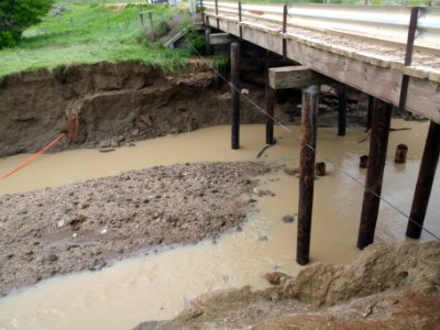 Galpin Bridge looking south at downstream side of bridge