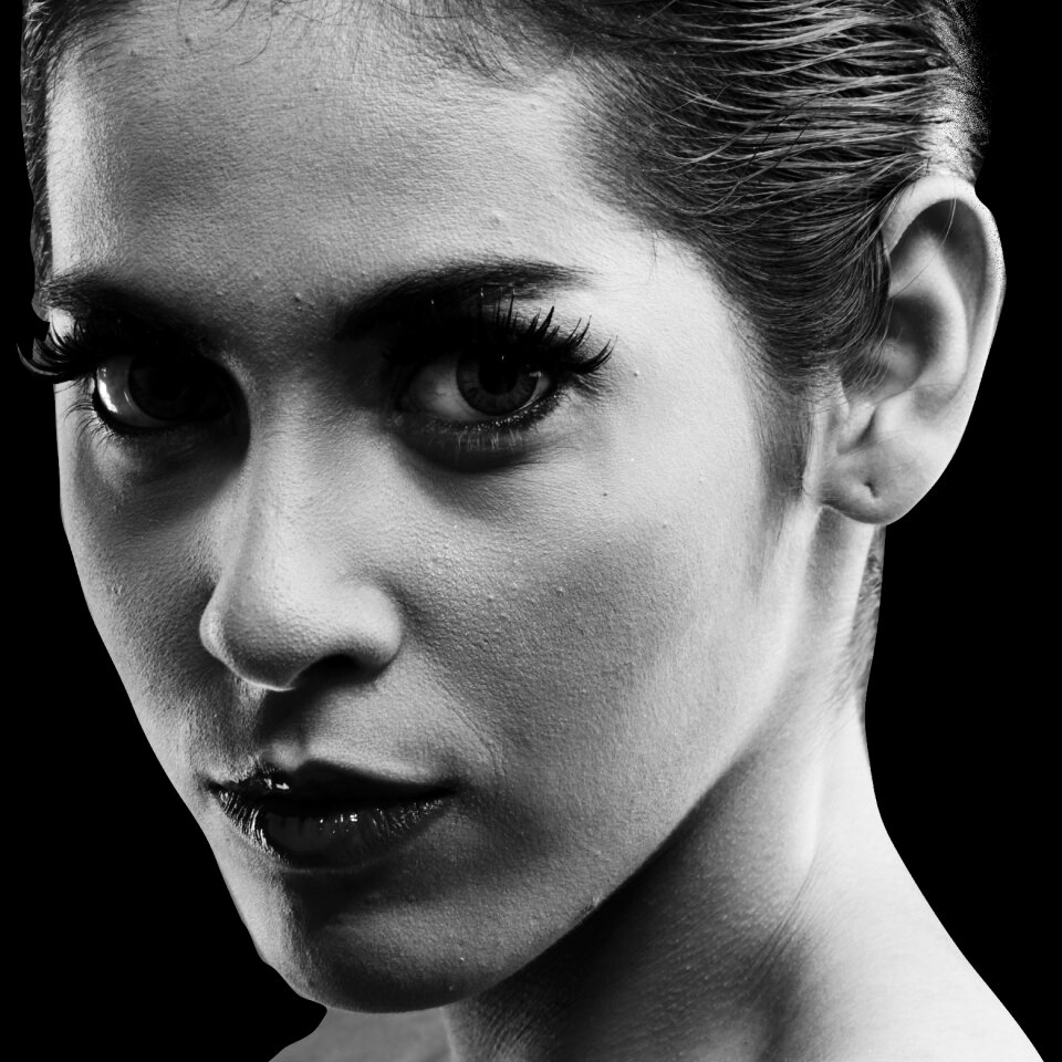 Emotions skin black and white