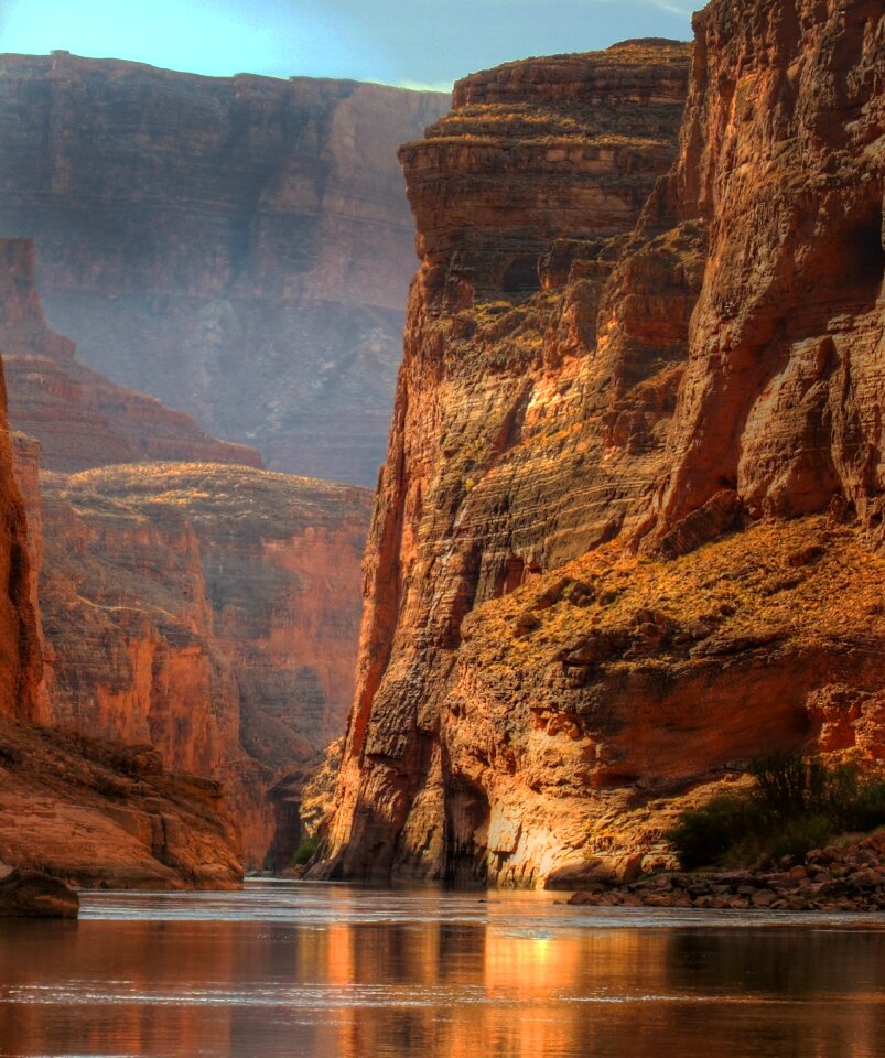 Nature rocks river photo