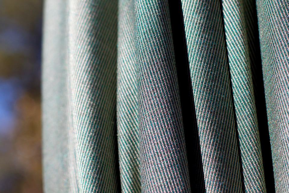 Up Close Green is Grey and Turquoise