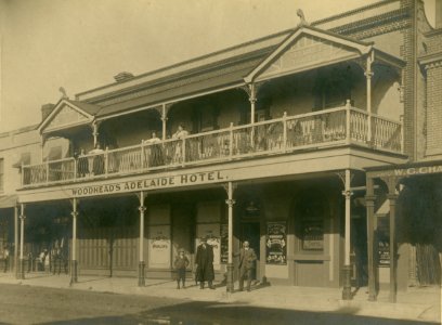 Adelaide Hotel, Hindley Street, Adelaide, c1909 photo