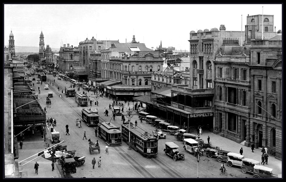 King William Street, Adelaide, South Australia 1923