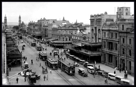 King William Street, Adelaide, South Australia 1923