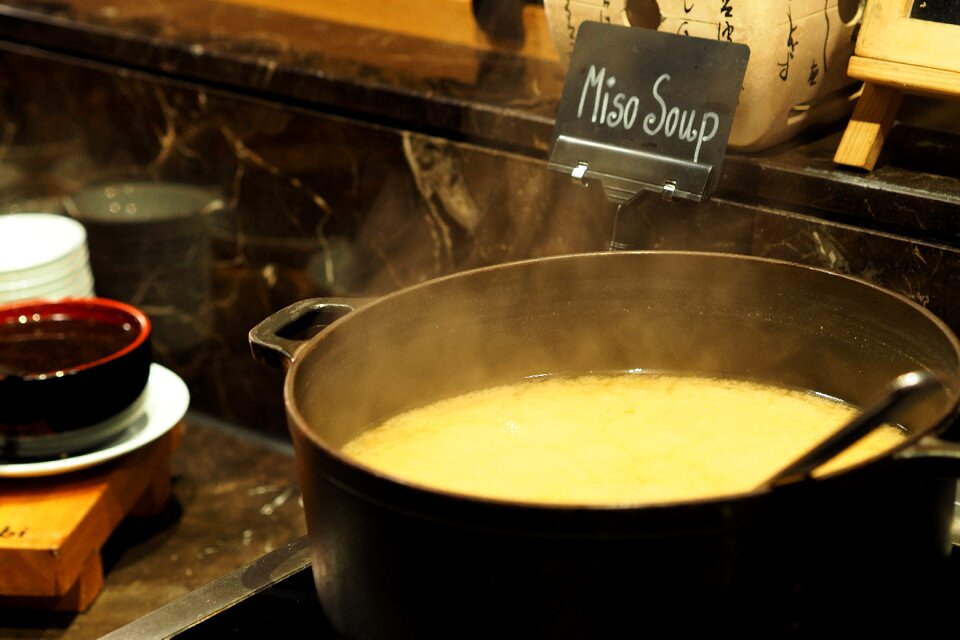 Japan food smoke hot