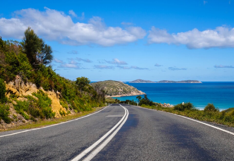 Coast driving travel