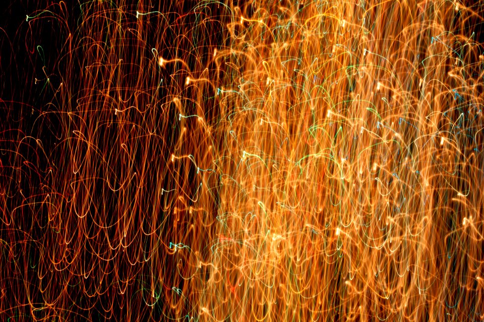 Shower of Light Painting