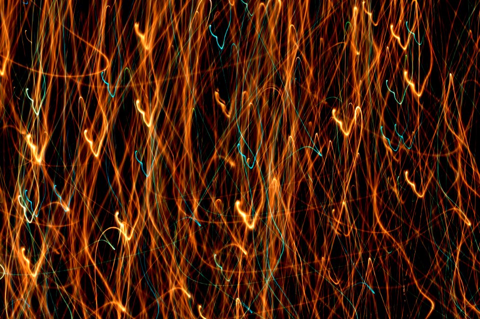 Almost Hearts Light Painting