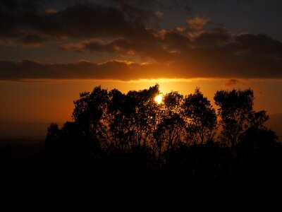 Sun evening romantic