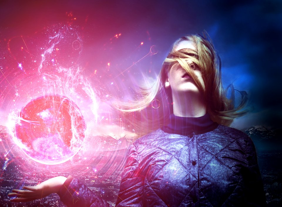 Aionia Photomanipulation (Witch Girl, Oracle) - 0001