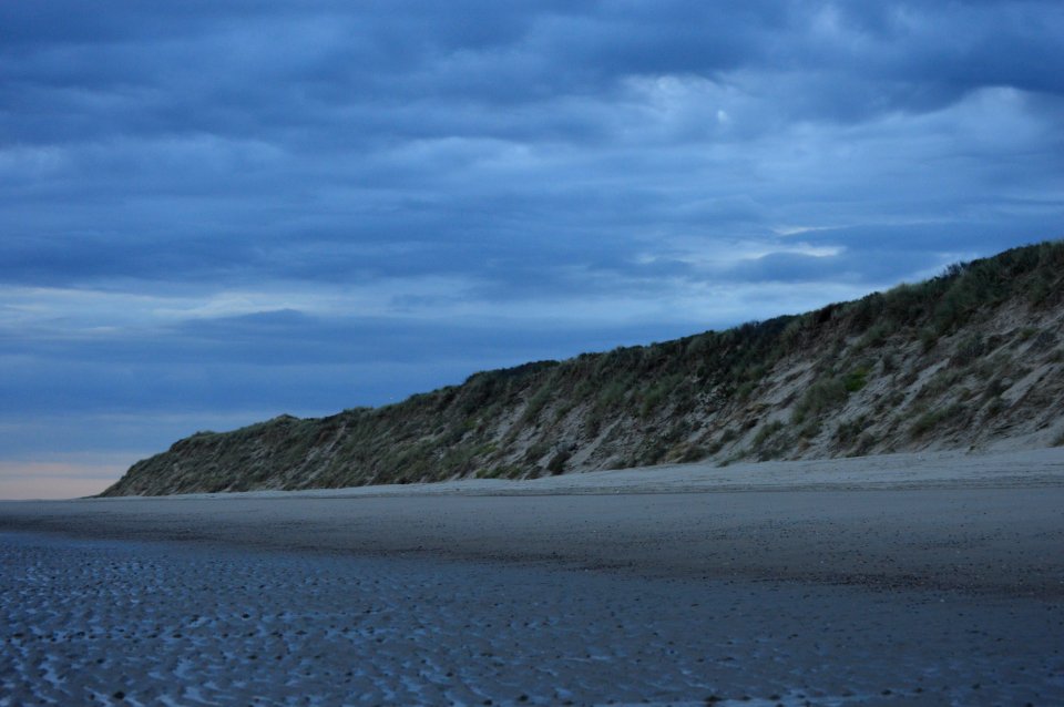 Strand Burgh Haamstede, 's morgens vroeg