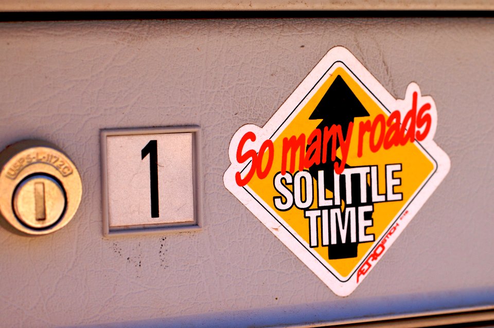 Post Office Bix Sticker Philosophy