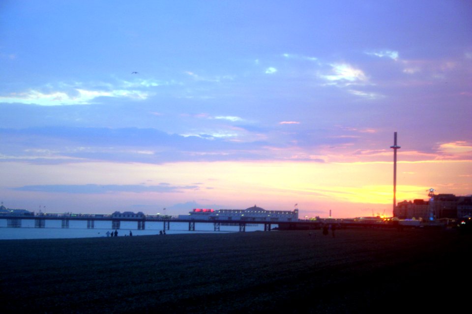 Sunset over Brighton Pier ( PS auto level)