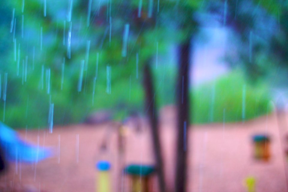Rain Slow Mo to False Color Series #2