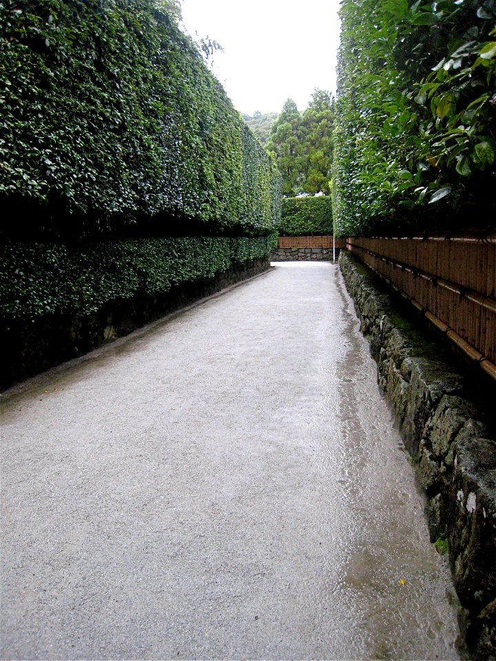 Hedges at Ginkakuji Temple