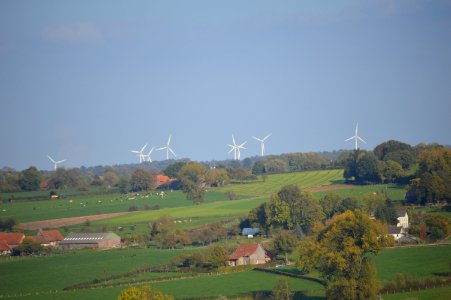 20171018 Limburgs landschao, windmolens windturbines photo