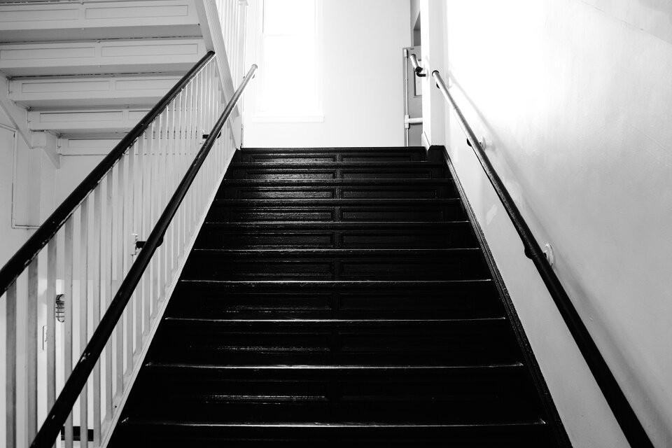Interior architecture black and white