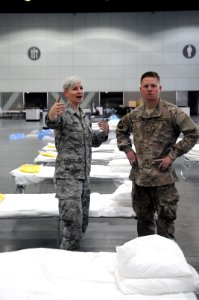 146th Airlift Wing Prepares LA Convention Center to Quarantine Coronavirus Patients