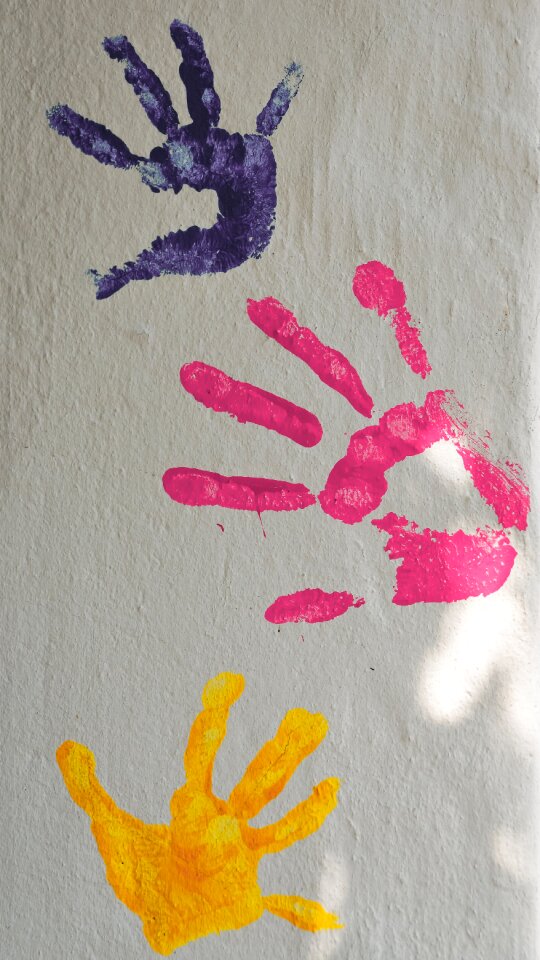 Palm hands children