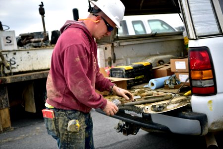 Soil Testing at the All American Drop Zone on Camp Robinson photo