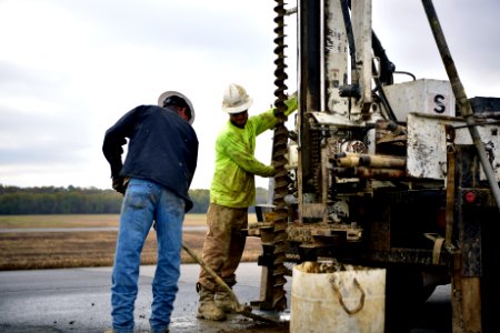 Soil Testing at the All American Drop Zone on Camp Robinson photo