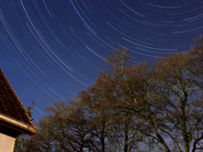 Startrails Backyard winter