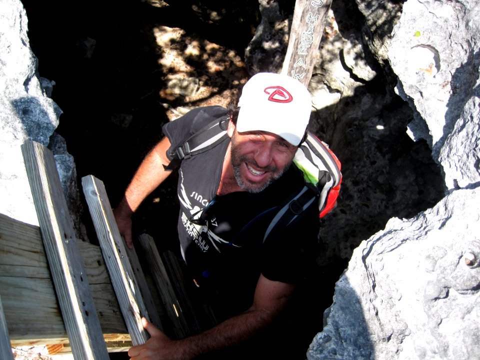 Checking out Murphy's Hole