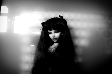 Fashion doll porcelain dying of the light photo