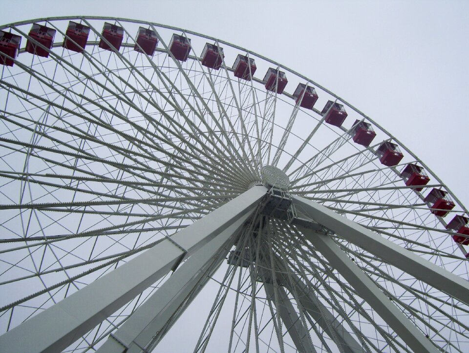 Wheel amusement park ferris
