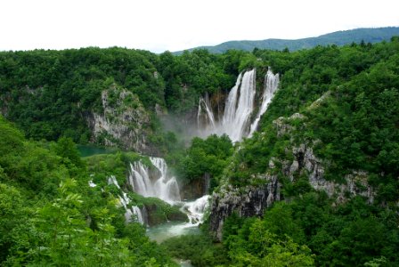 Beautiful Falls of Plitvice Lakes