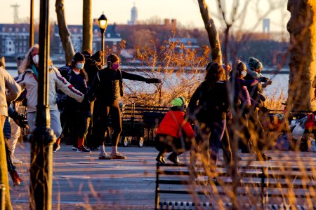 Silent Dancing in Battery Park photo