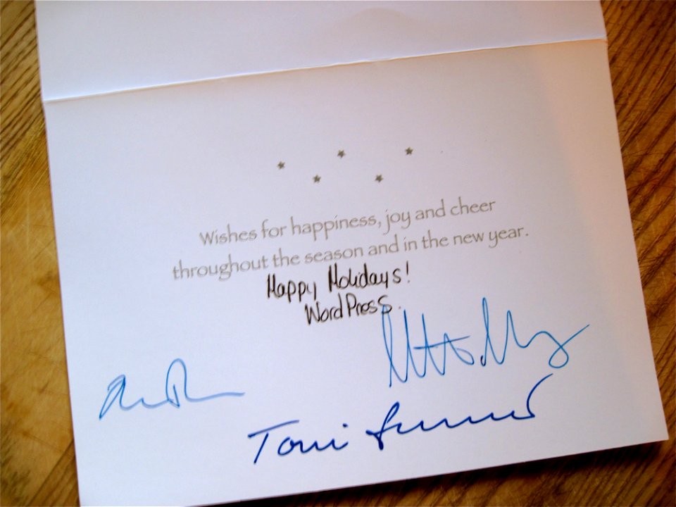WordPressed Holiday Card