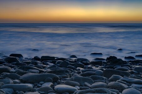 Calm stone ocean photo