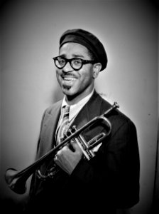 Bebop's Gabriel: Portrait of Dizzy Gillespie. New York, N.Y., ca. 1947.