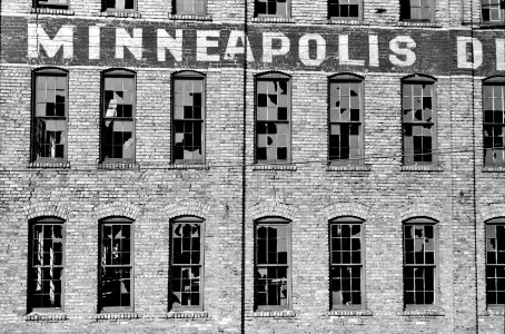 Rise & Fall: Abandoned factory in Minneapolis, Minnesota, October 1939.