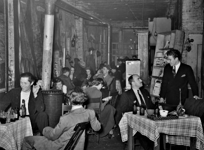 Low-Rent Dive: Scene in a nightclub along the riverfront. Saint Louis, Missouri, January 1939.