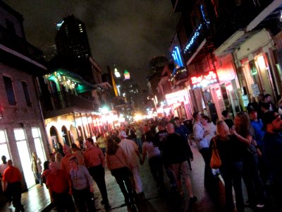 Oh, the Tilt of Bourbon Street!
