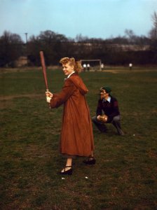 Batter Up!: Portrait of jazz singer June Christy, 1947.