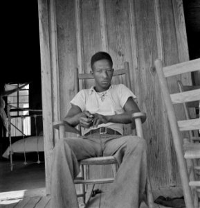 Far Bright Star: Son of an illiterate sharecropper. He wants a high school education. Near Earle, Arkansas. July 1936. photo