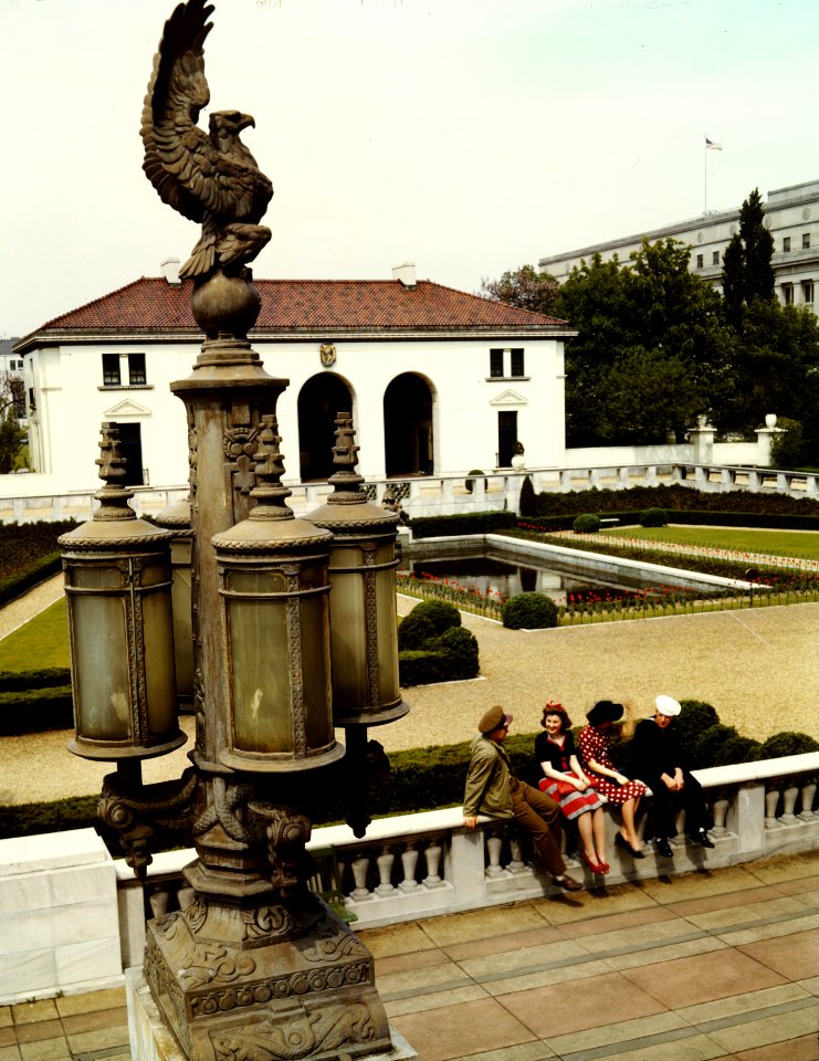 Garden of Pan American Union Building, Washington, D.C. May 1939-42.